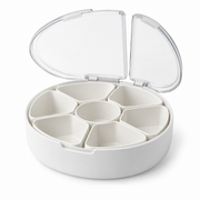 Divided Round Snack Case
