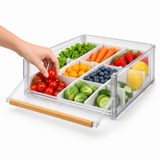 Adjustable Fridge Organizer Drawer