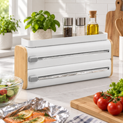 Dual-Roll Wrap Dispenser