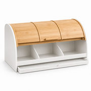 Sectioned Roll-Top Bread Box