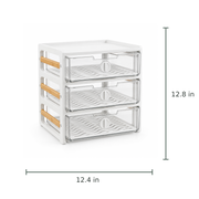 Three-Drawer Produce Rack