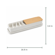 Sliding-Lid Cutlery Organizer